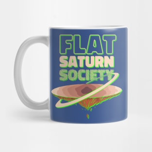 Flat Saturn Society Mug